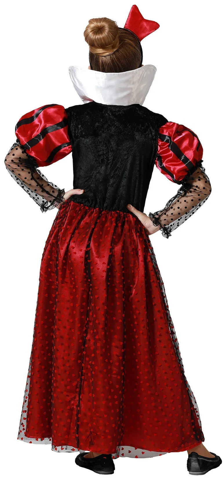 Disfraz de Reina Roja de Corazones Infantil - Image 2