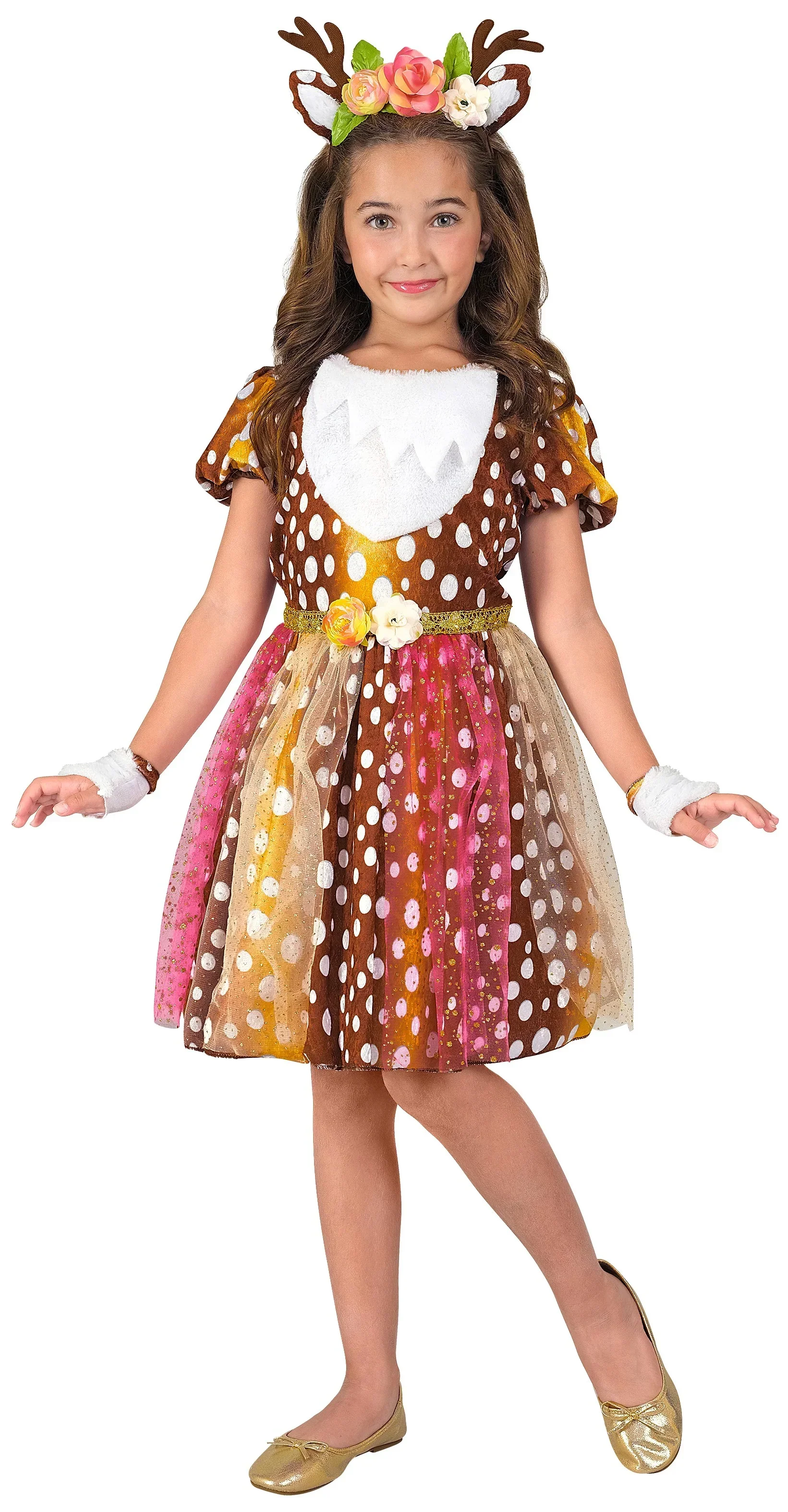 Disfraz de Reno Floral para Niña