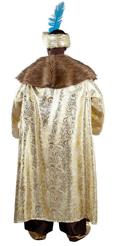 Disfraz de Rey Baltasar Dorado para Adulto - Image 2