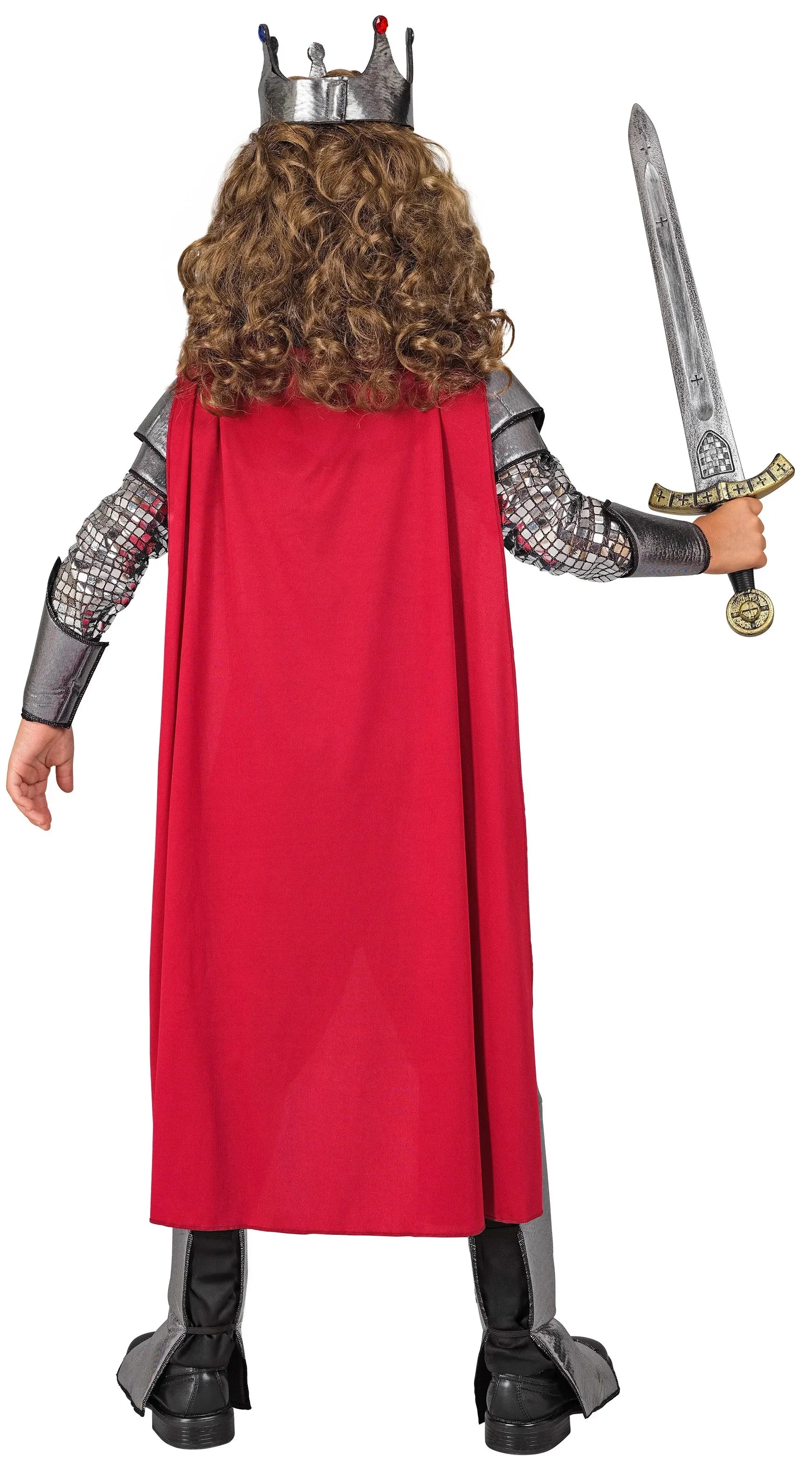 Disfraz de Rey Medieval con Armadura para Niño - Image 2