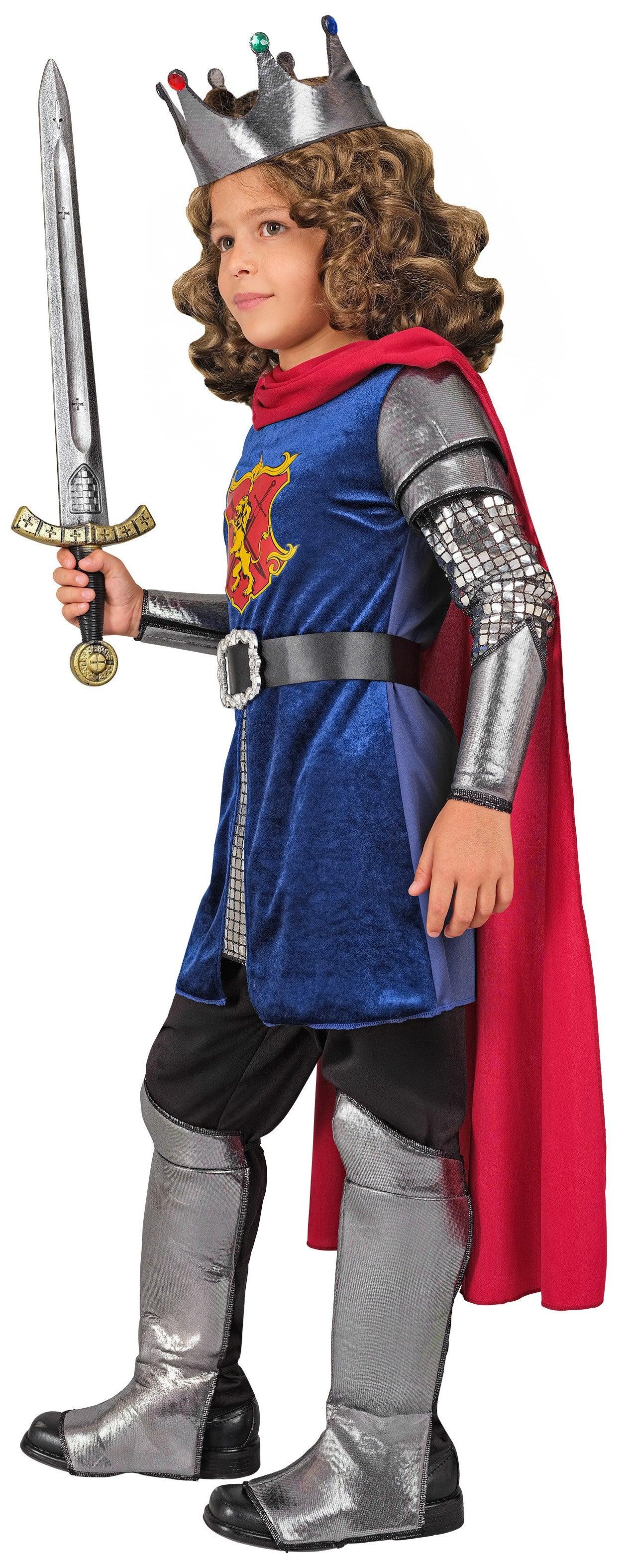 Disfraz de Rey Medieval con Armadura para Niño - Image 3