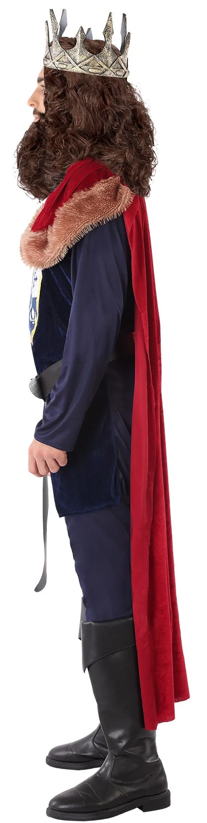 Disfraz de Rey Medieval con Capa para Hombre - Image 3