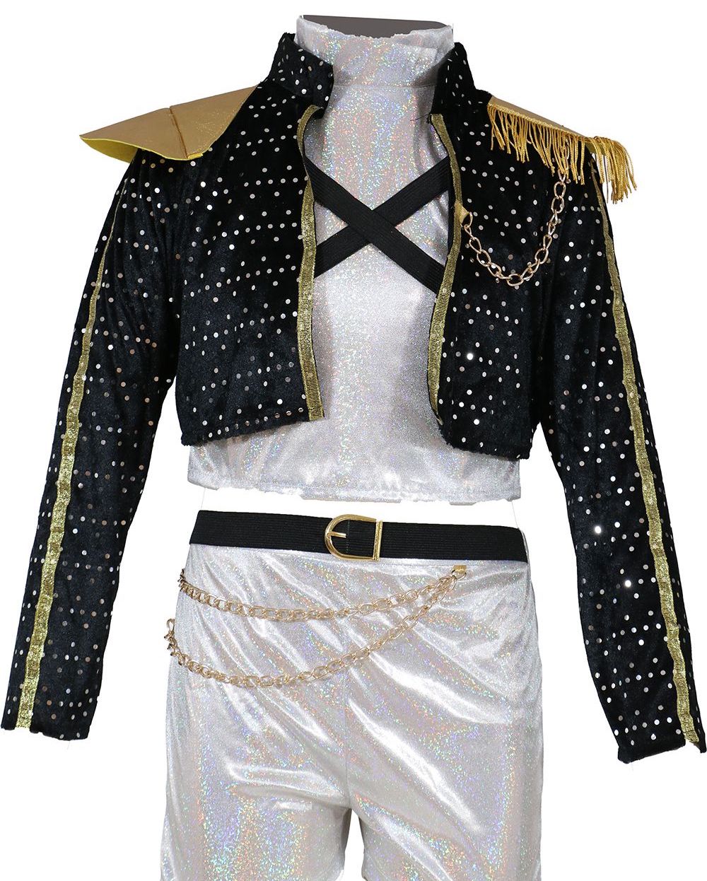 Disfraz de Rumi Dorado K-Pop para Niña - Image 3