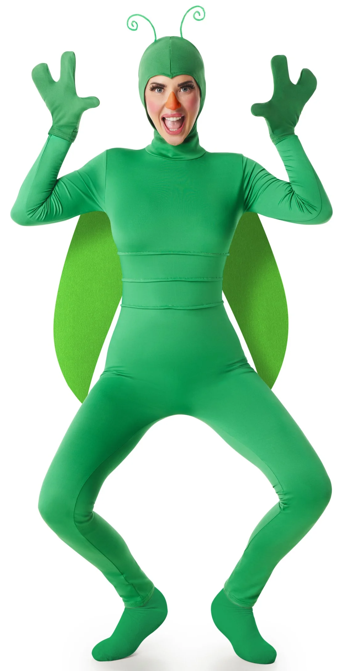 Disfraz de Saltamontes Verde para Mujer