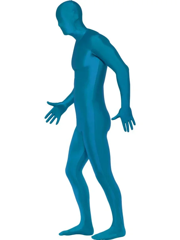 Disfraz Segunda Piel Azul para Adulto - Image 7