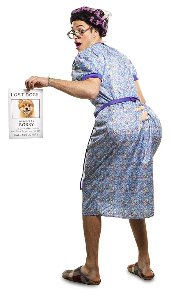 Disfraz de Señora Buscando a su Perro para Adulto - Image 3