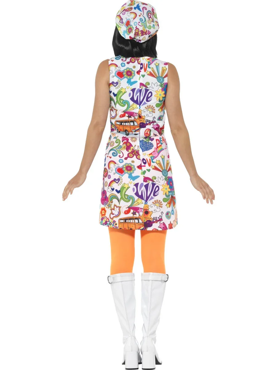 Disfraz de Sesentera Flower Power para Mujer - Image 2