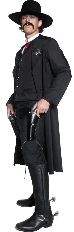 Disfraz de Sheriff Negro para Hombre - Image 3
