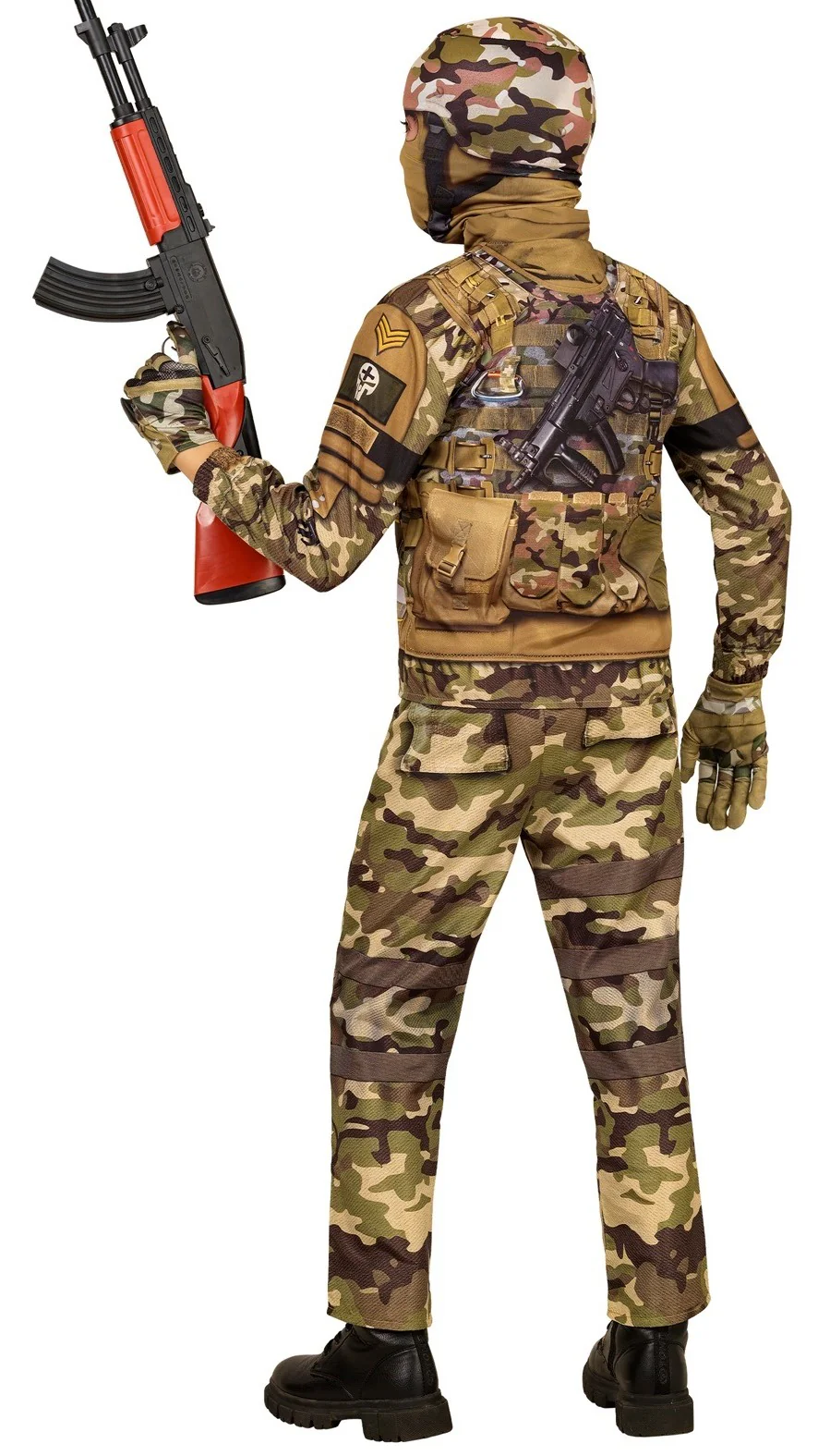 Disfraz de Soldado con Camuflaje Militar para Niño - Image 2