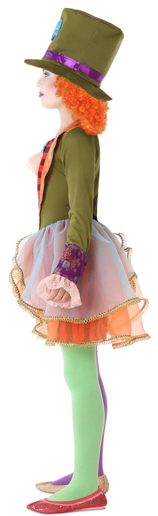 Disfraz de Sombrerera Loca Divertida Infantil - Image 3