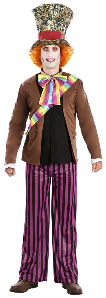 Disfraz de Sombrerero Loco con Chaqueta para Hombre - Image 4