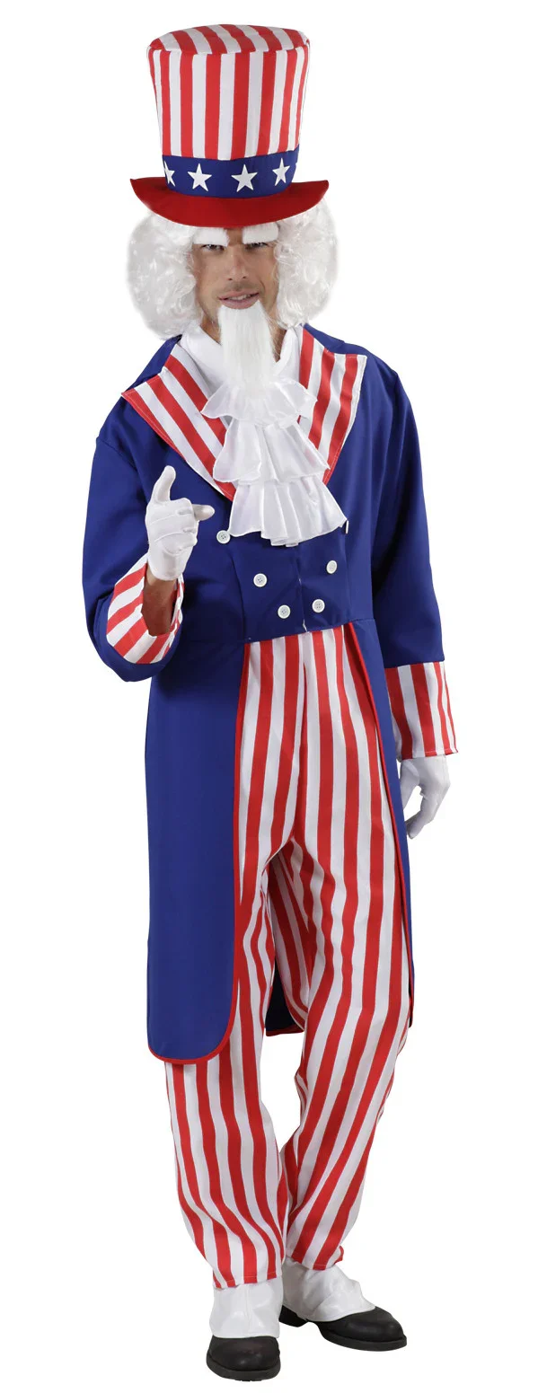 Disfraz de Tío Sam Americano para Hombre - Image 4