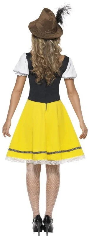 Disfraz de Tirolesa Oktoberfest Amarilla para Mujer - Image 2