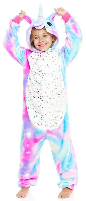 Disfraz de Unicornio Pijama de Peluche Infantil