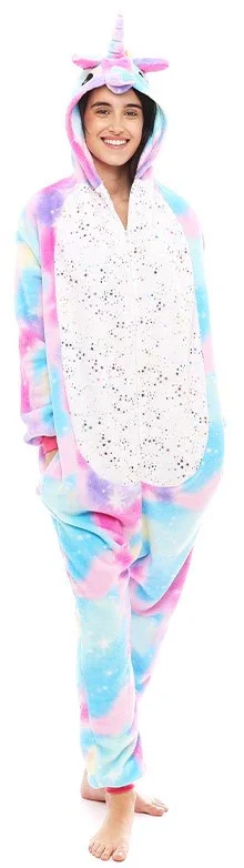 Disfraz de Unicornio Pijama de Peluche para Mujer - Image 3