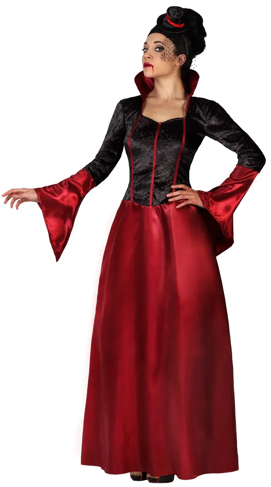 Disfraz de Vampiresa Estilosa para Mujer
