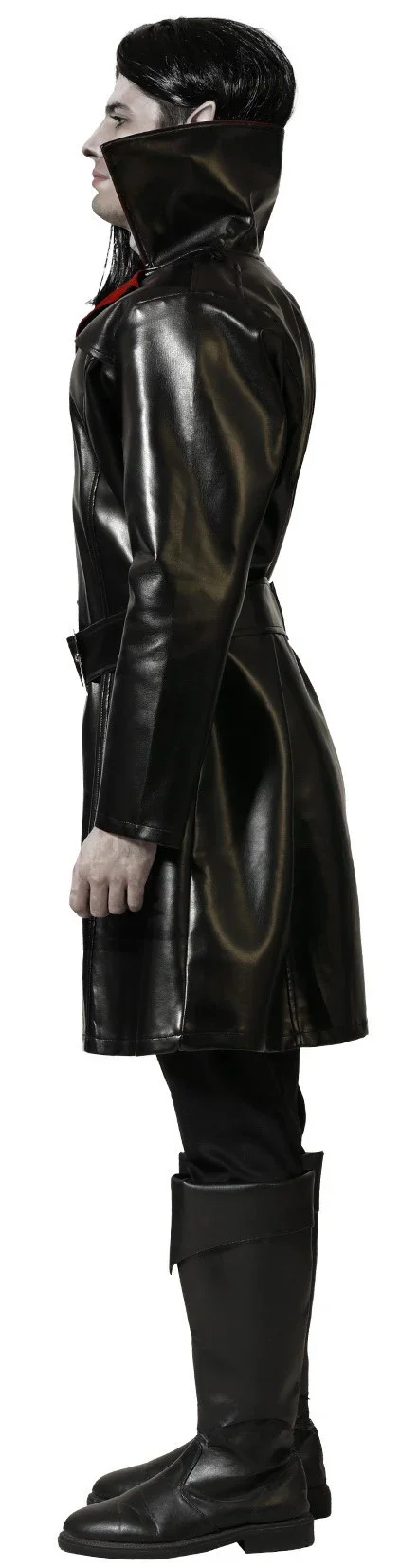 Disfraz de Vampiro con Chaqueta Negra para Hombre - Image 3