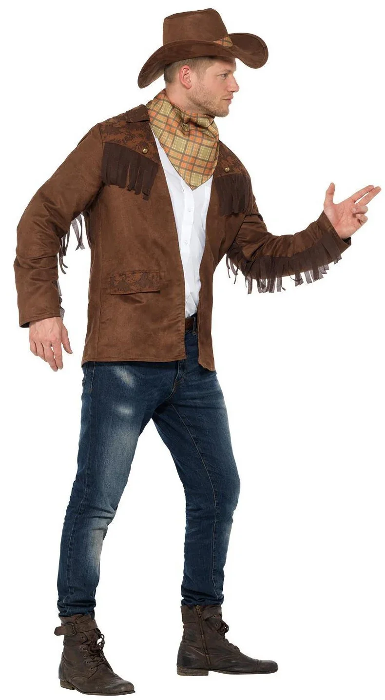 Disfraz de Vaquero con Chaqueta para Hombre - Image 4