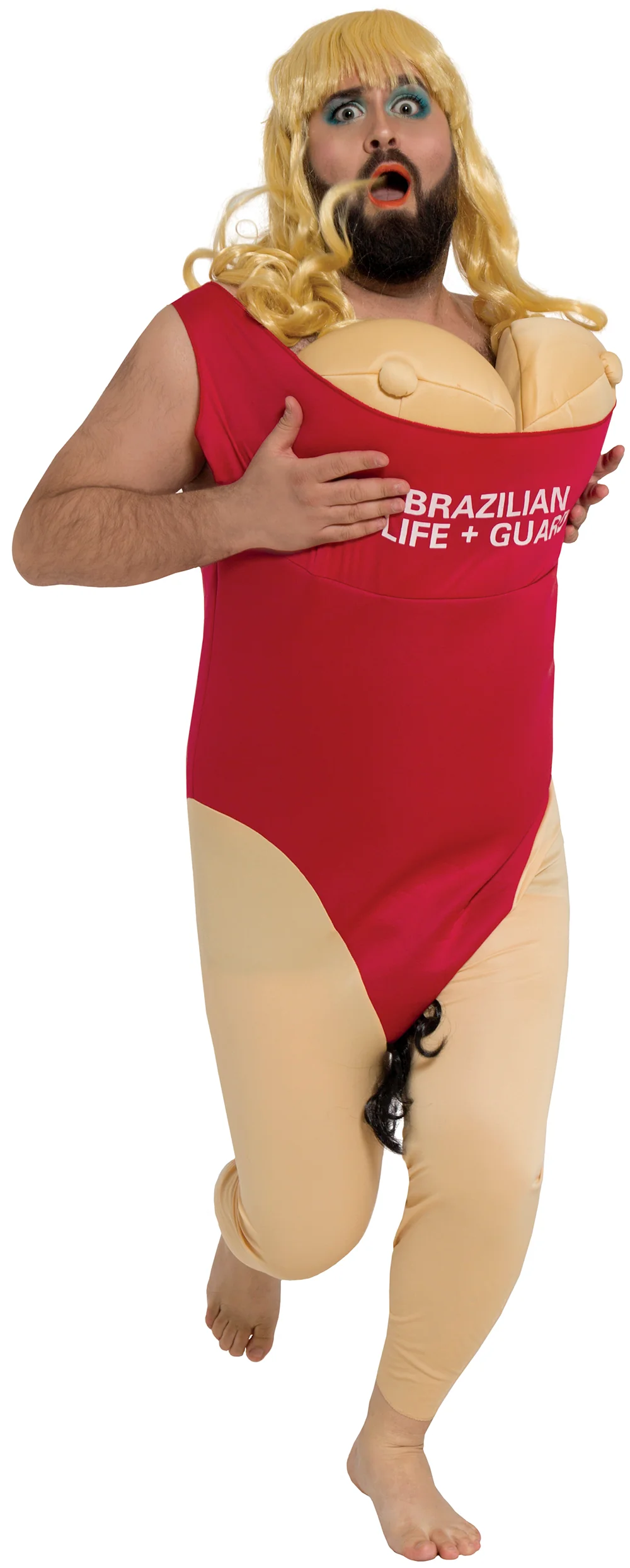 Disfraz de Vigilante de la Playa Pechotes para Hombre - Image 2