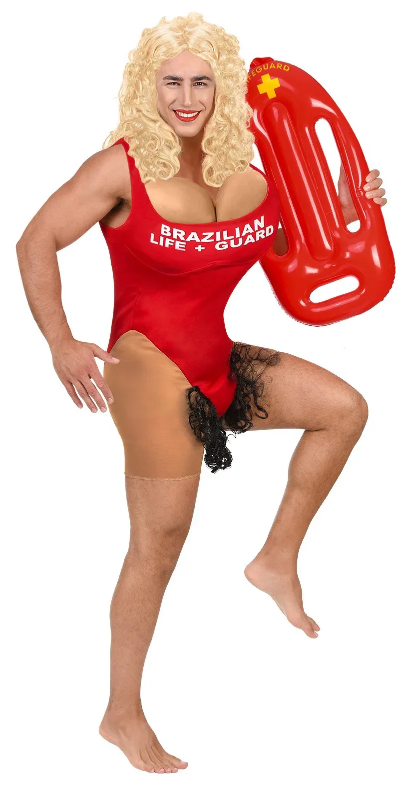 Disfraz de Vigilante de la Playa Peluda para Hombre - Image 3