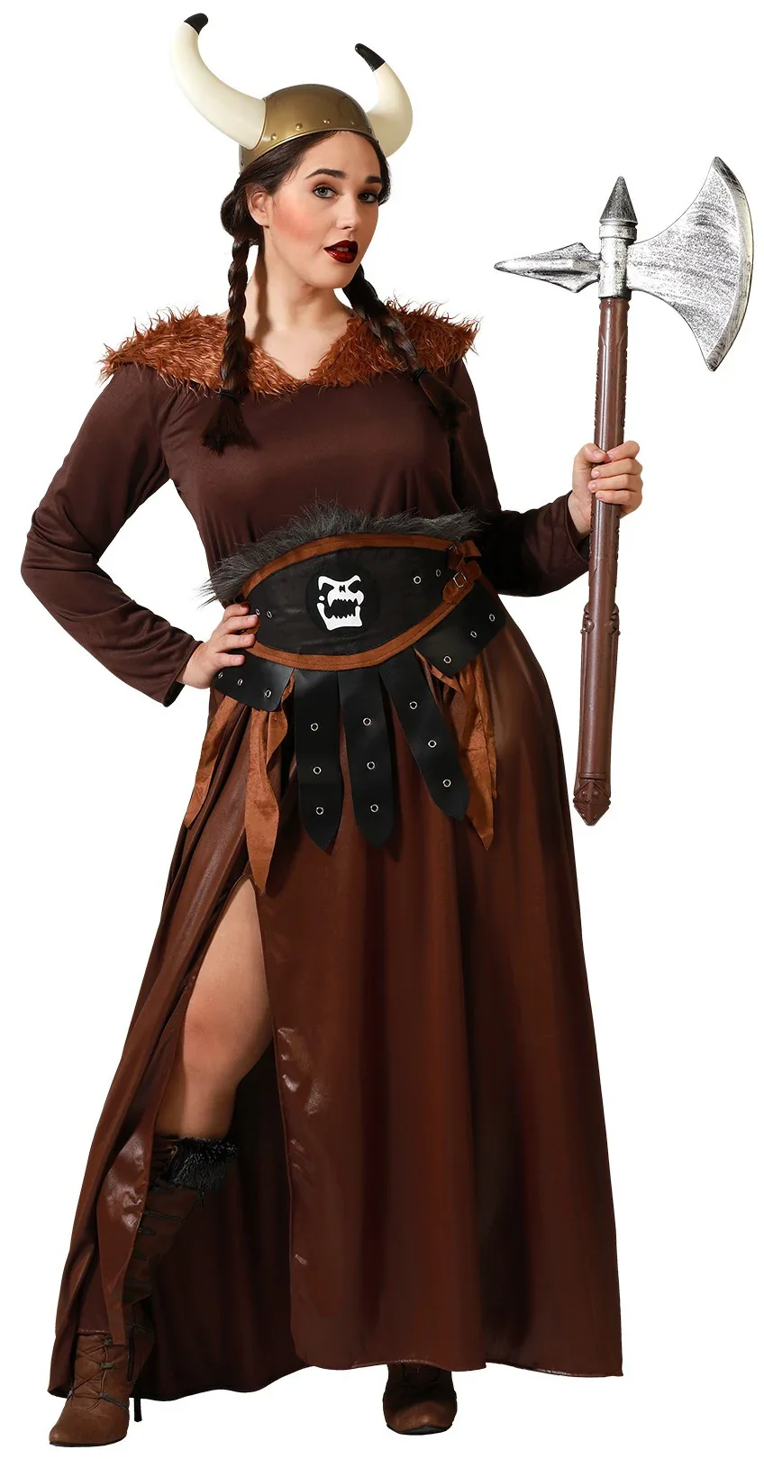 Disfraz de Vikinga Oscura para Mujer - Image 4