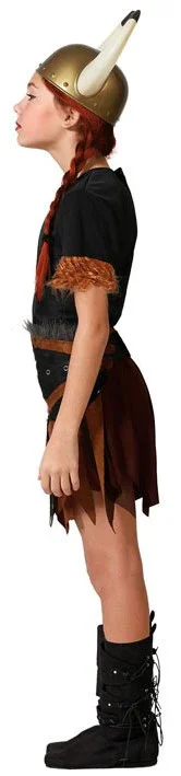 Disfraz de Vikinga Oscura para Niña - Image 3