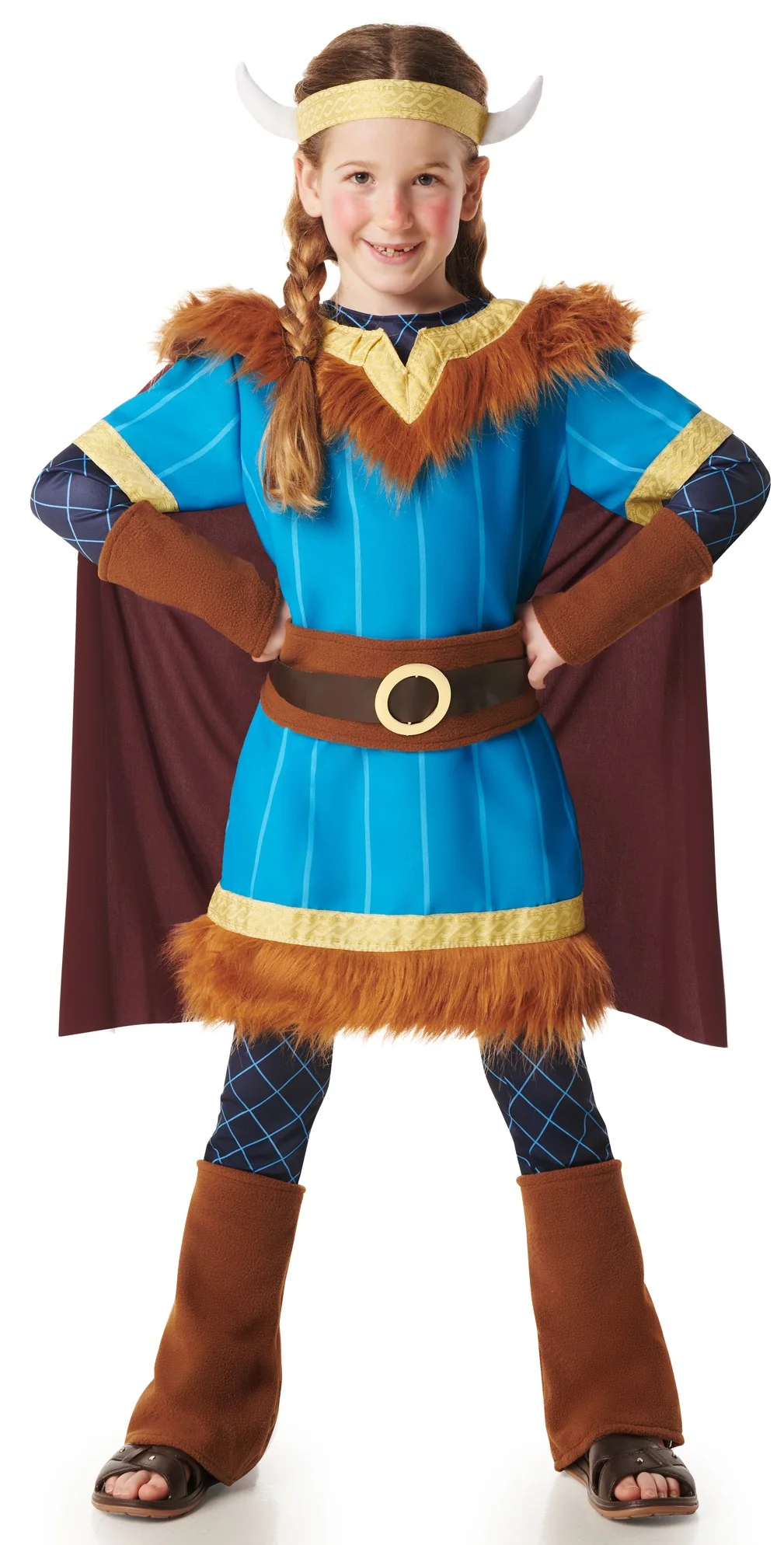Disfraz de Vikingo Azul Infantil - Image 2