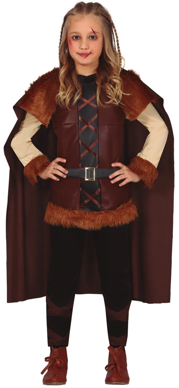 Disfraz de Vikingo Bárbaro Marrón Infantil - Image 2