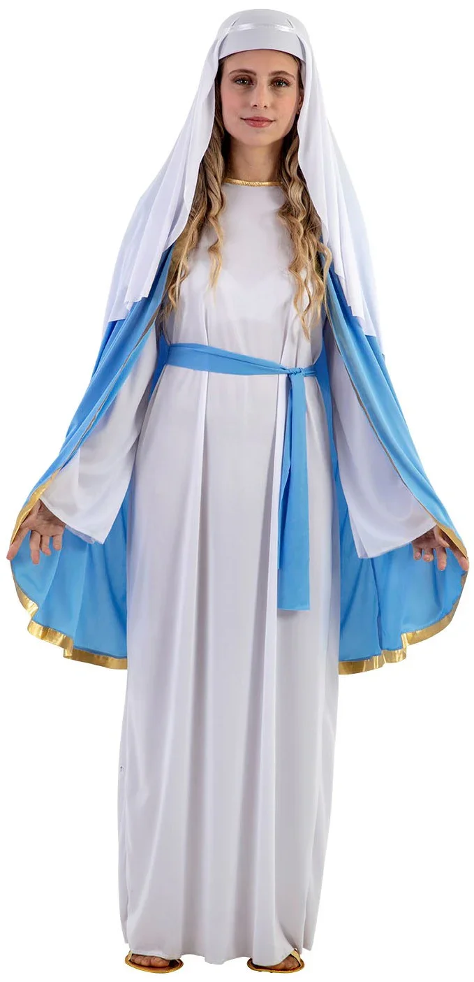 Disfraz de Virgen María con Capa para Mujer - Image 4