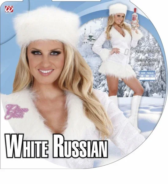 Disfraz de Rusa Blanco para Mujer - Image 3