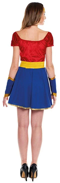 Disfraz de Wonder Lady Corto para Mujer - Image 2
