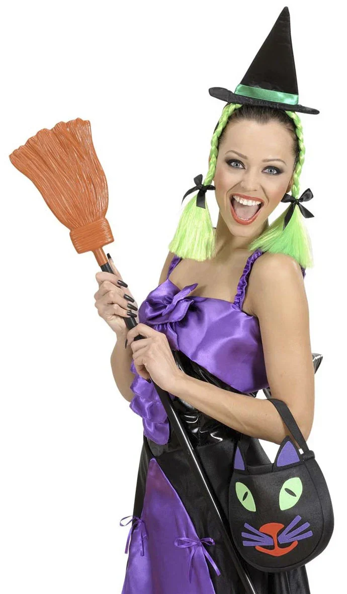 Escoba de Bruja de Plástico de 122cm - Image 3