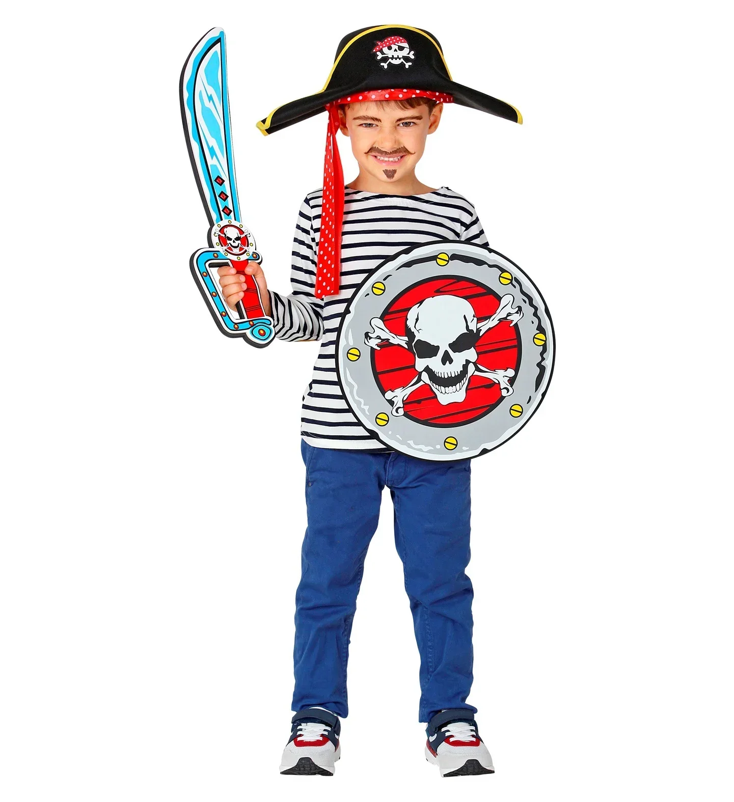 Escudo y Espada Pirata Infantil de Gomaeva - Image 3