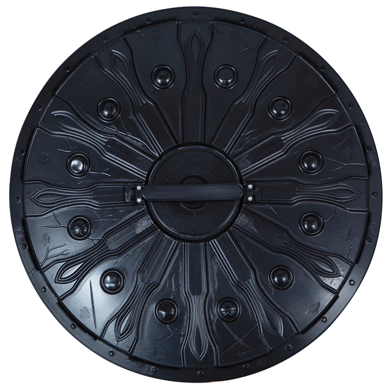 Escudo Espartano en Oro y Negro de 45cm - Image 2