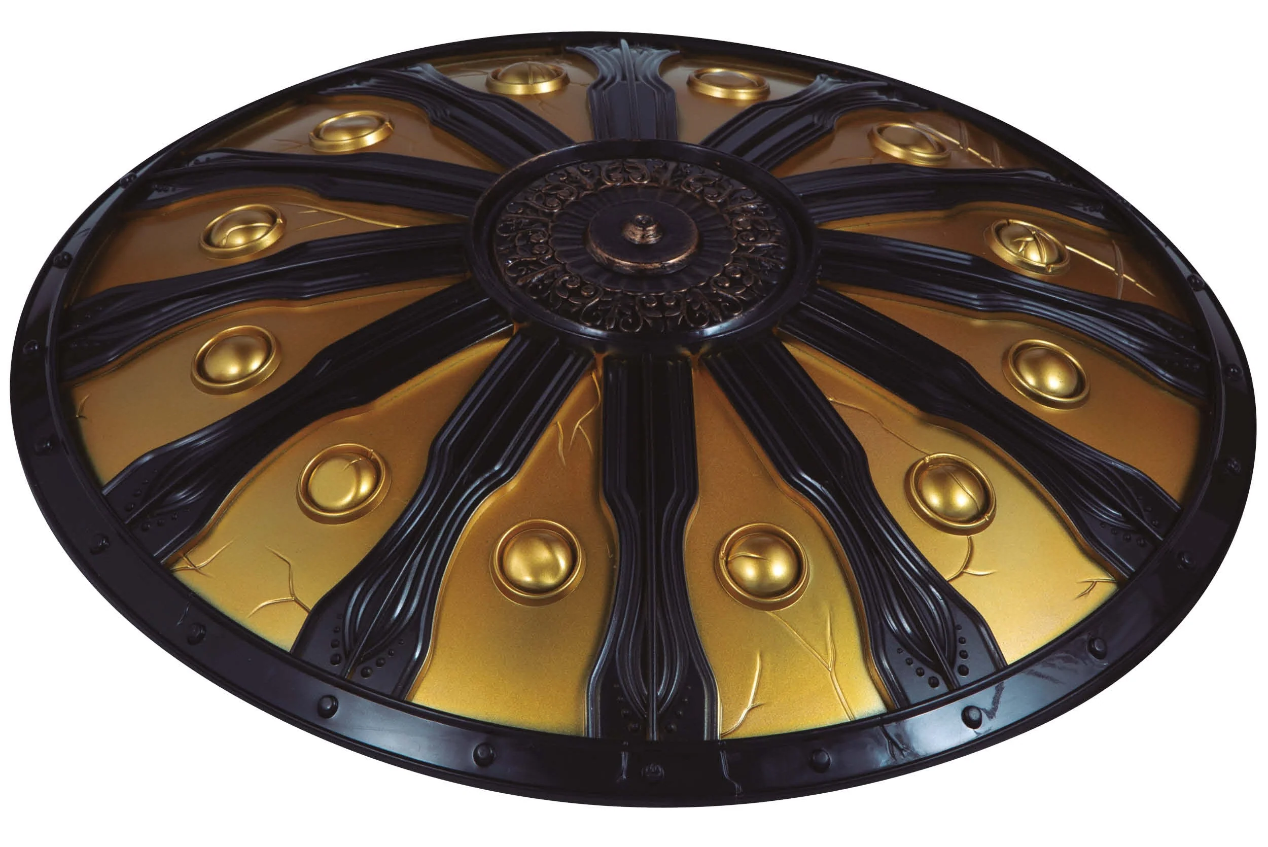 Escudo Espartano en Oro y Negro de 45cm - Image 3