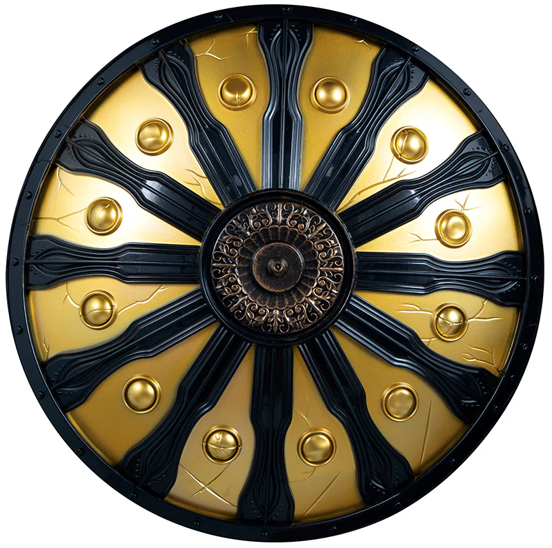Escudo Espartano en Oro y Negro de 45cm - Image 4
