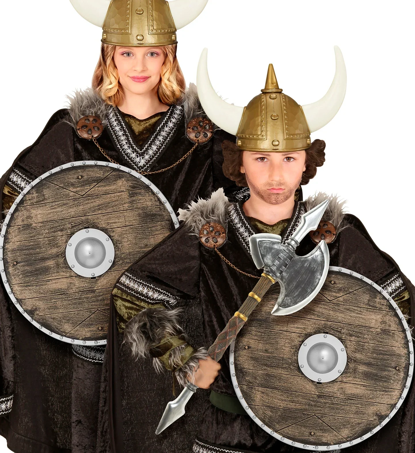 Escudo Vikingo Redondo Efecto Madera - Image 3