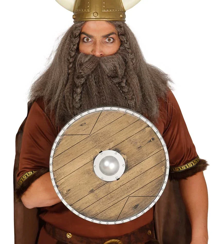 Escudo Vikingo Redondo Efecto Madera - Image 4