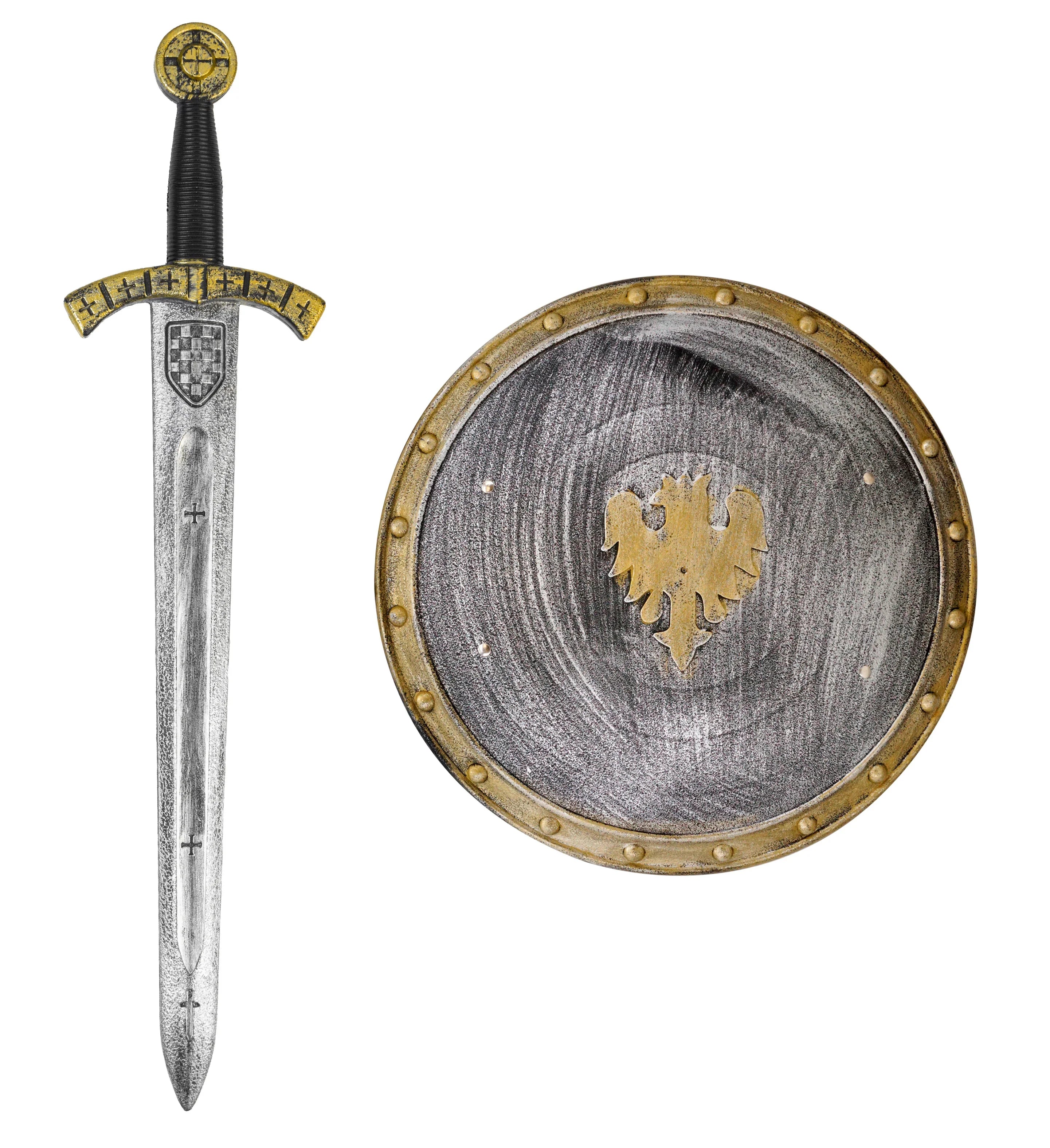 Espada y Escudo de Caballero Medieval