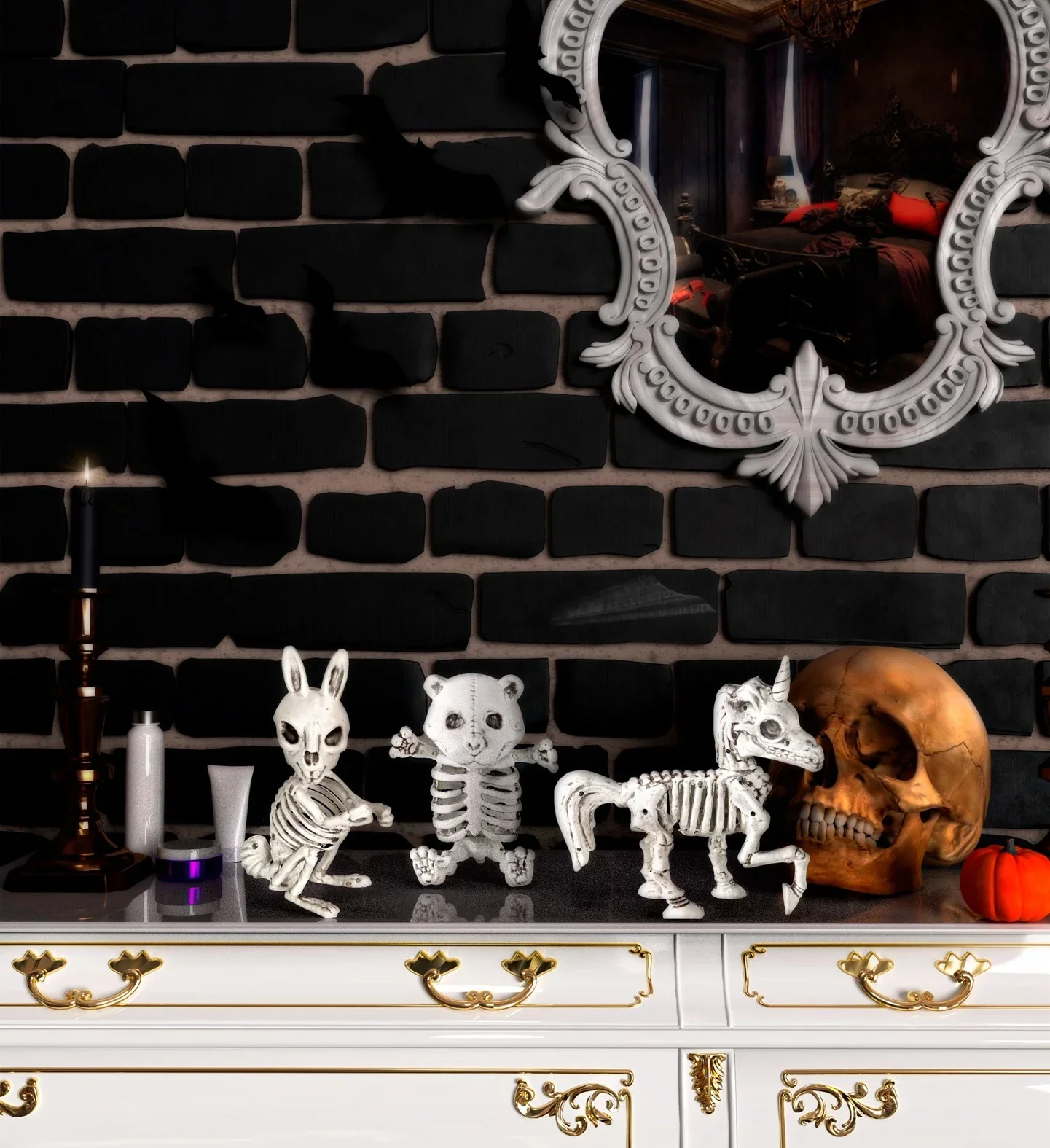 Esqueleto de Osito de Decoración de Halloween - Image 3