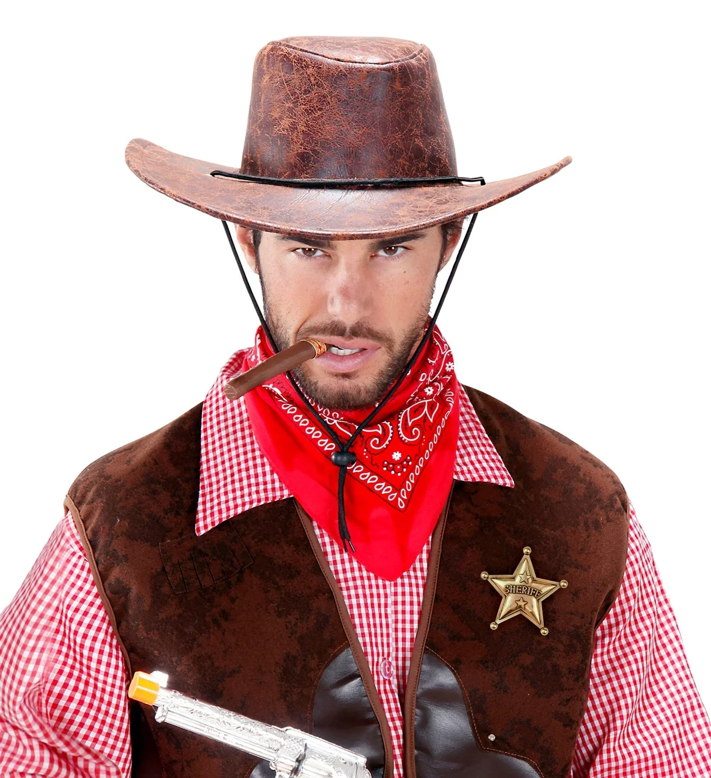 Estrella de Sheriff Dorada de Metal - Image 2