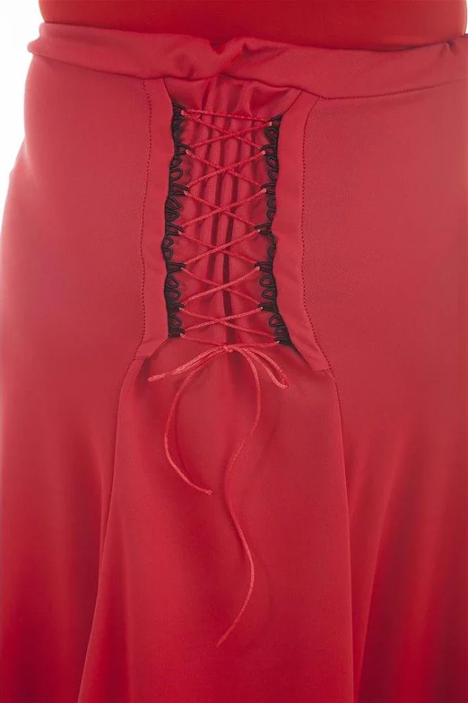 Falda Flamenca Roja para Mujer - Image 3