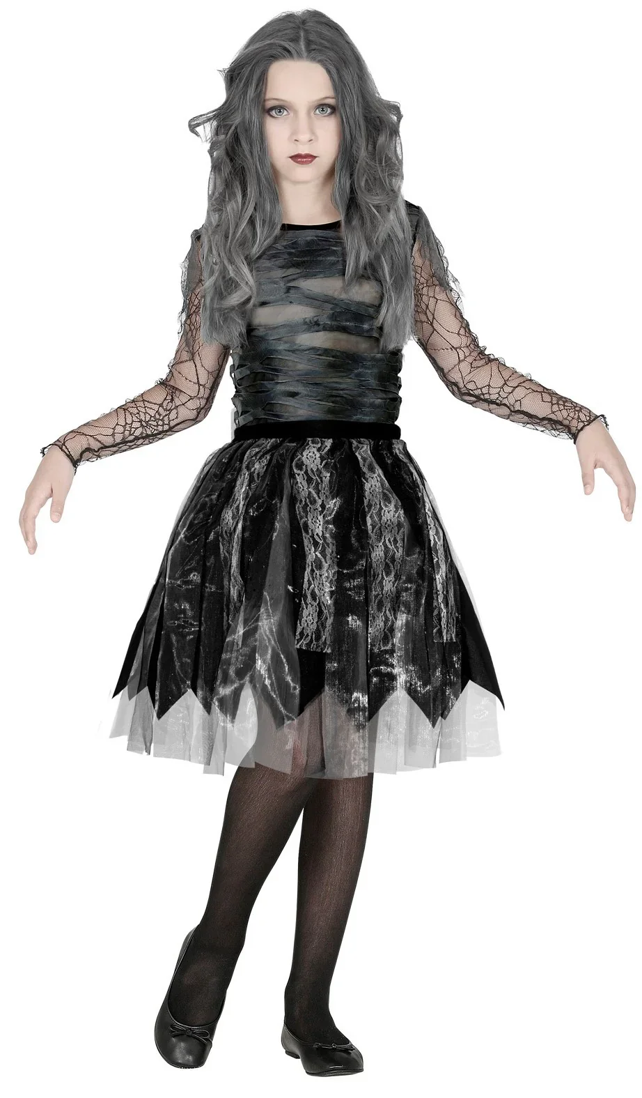 Falda Negra de Halloween para Niña - Image 2