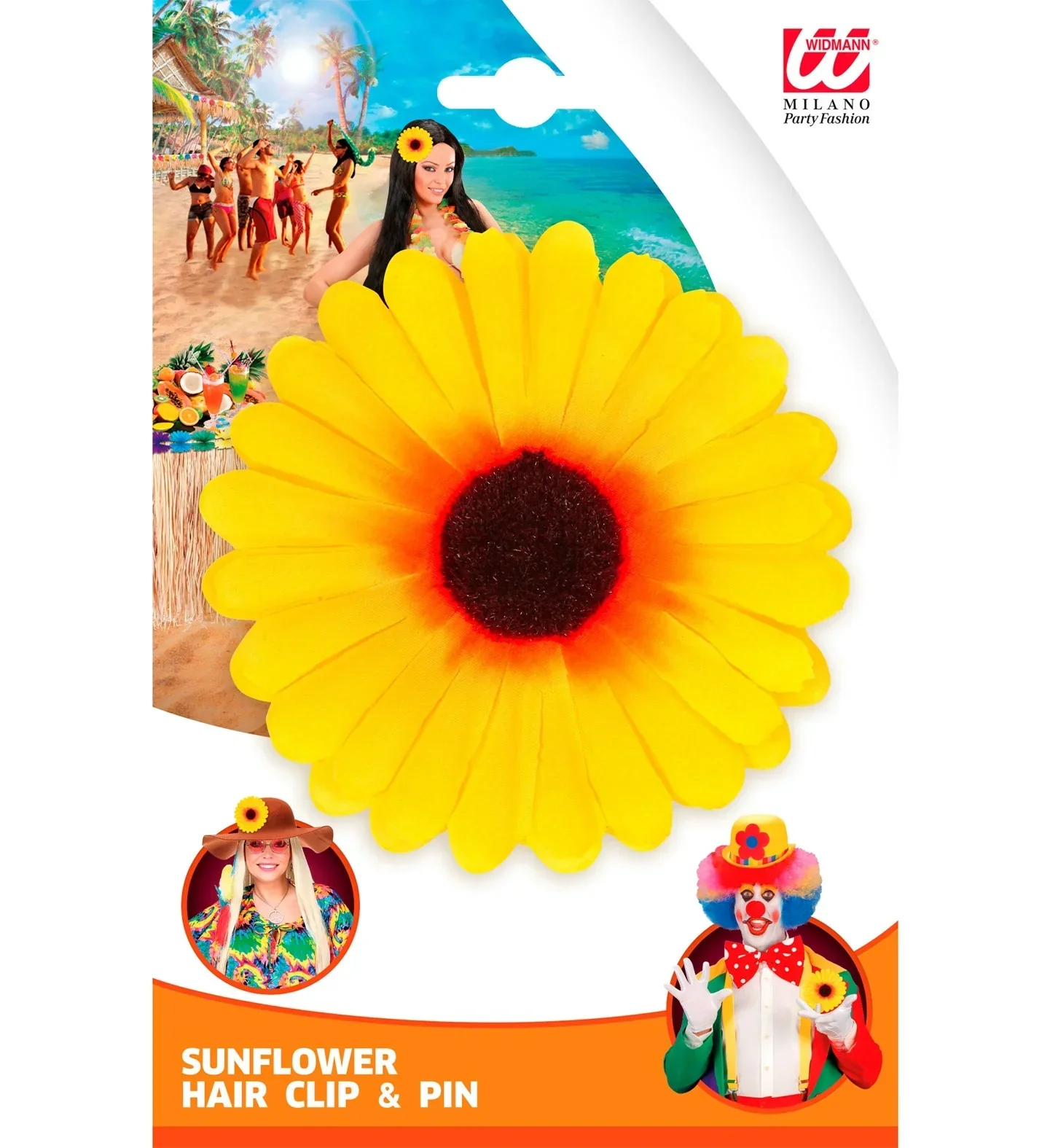Flor de Girasol con Pinza para el Pelo e Imperdible - Image 5