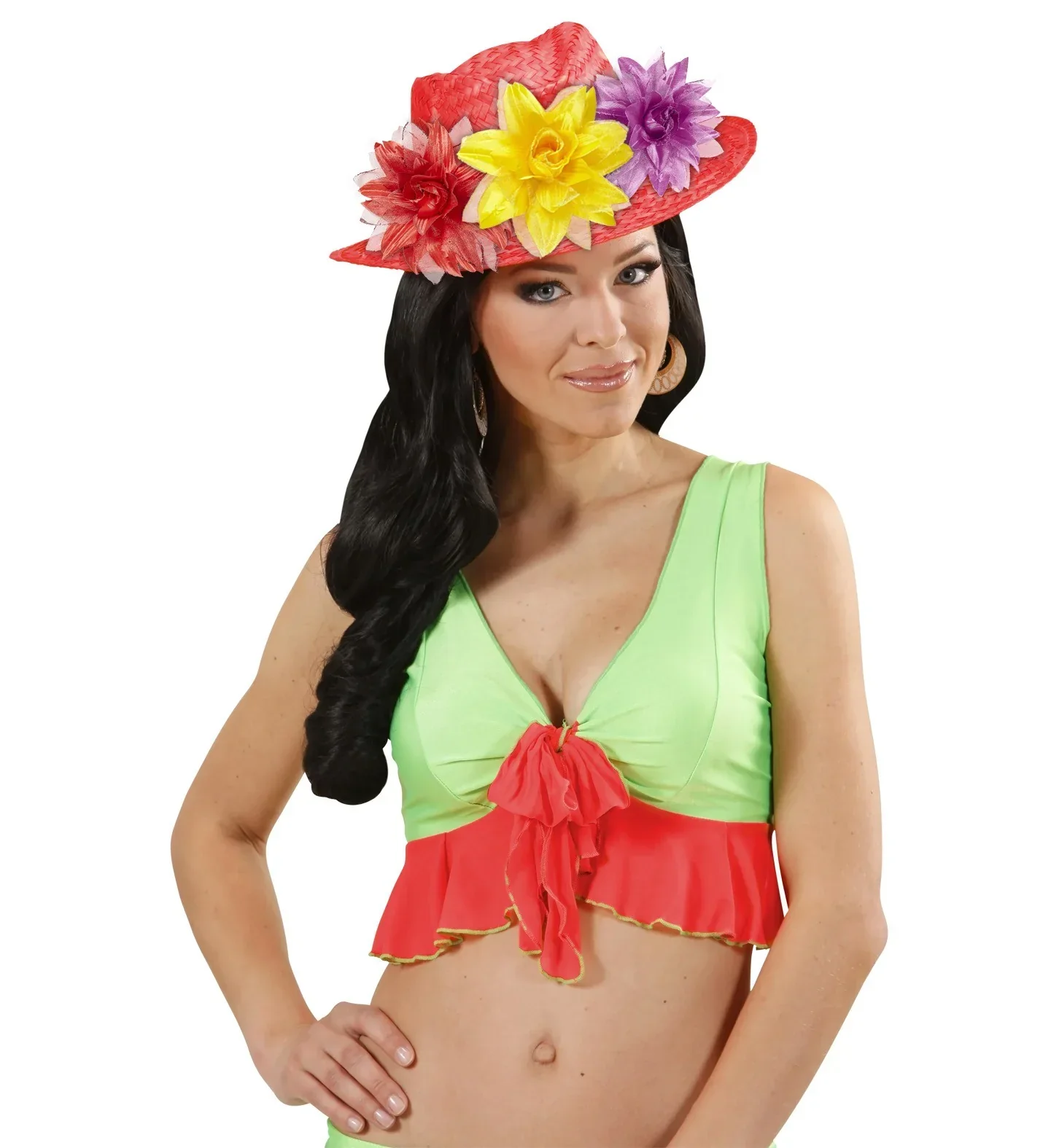 Flor de Tela Amarilla - Image 2