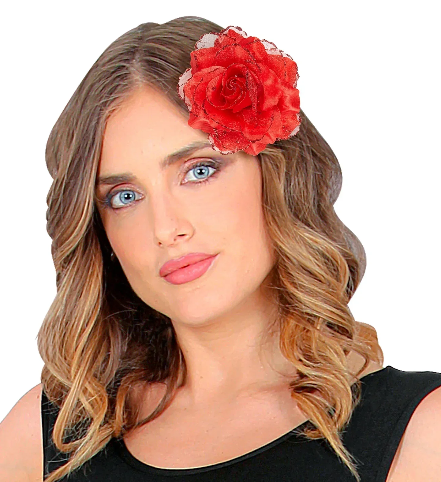 Flor de Tela Roja - Image 3