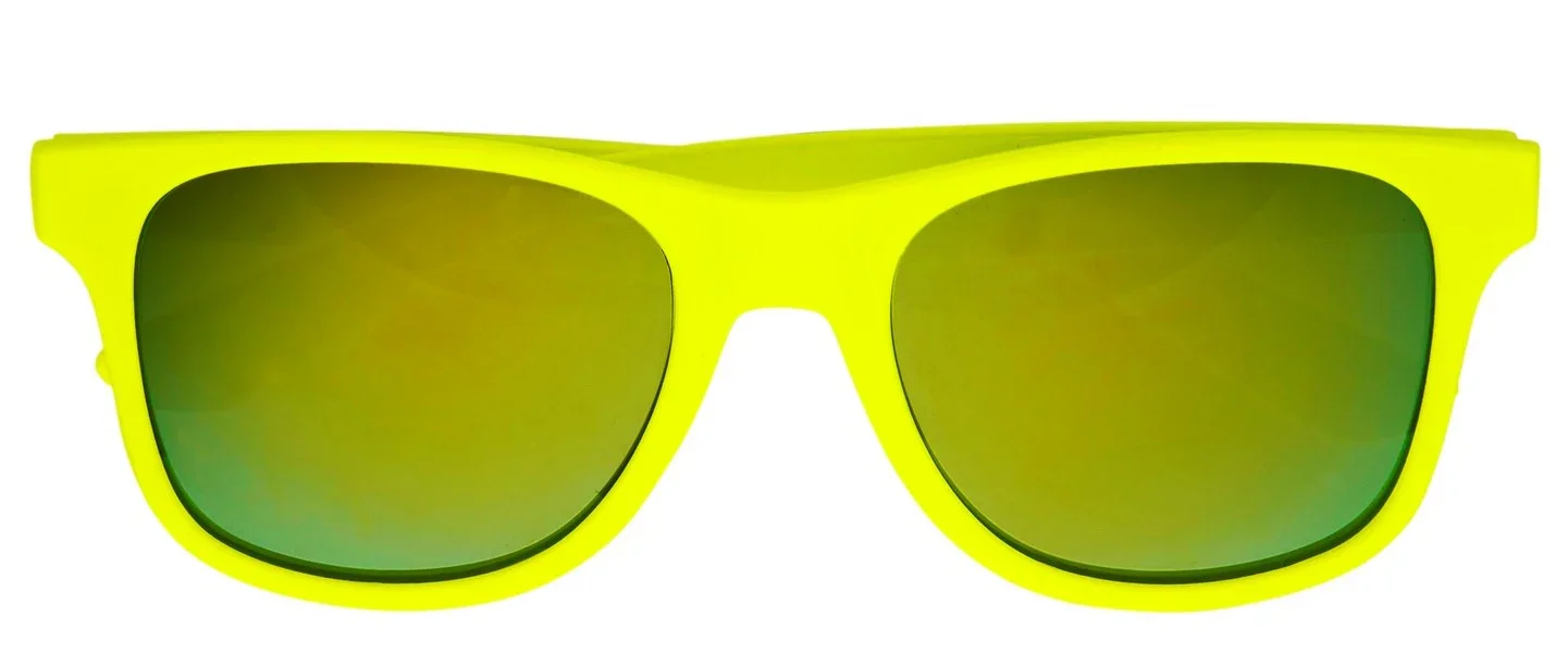 Gafas Amarillas Neón Años 80
