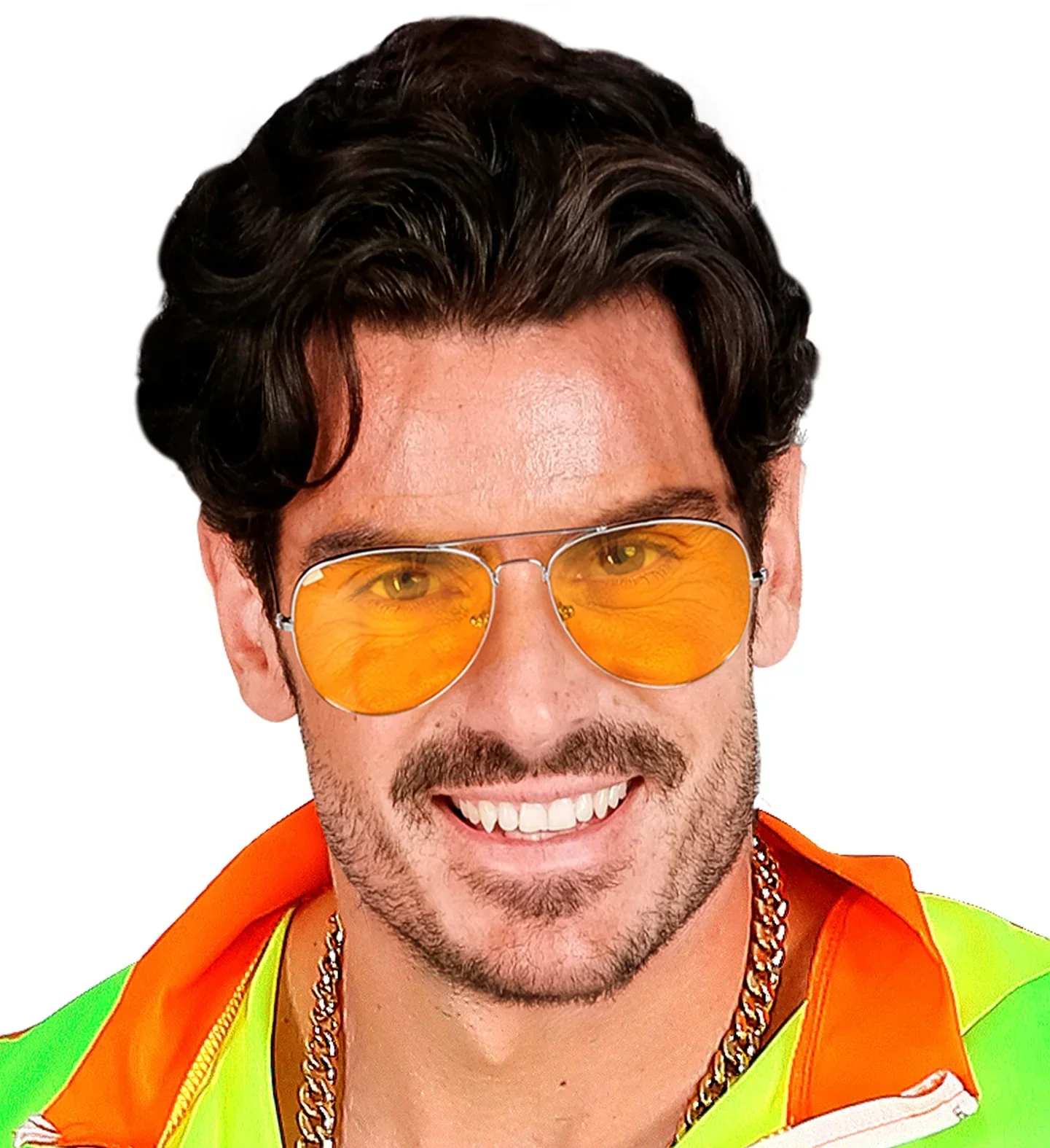 Gafas Aviador Metálicas con Lentes Amarillas - Image 2