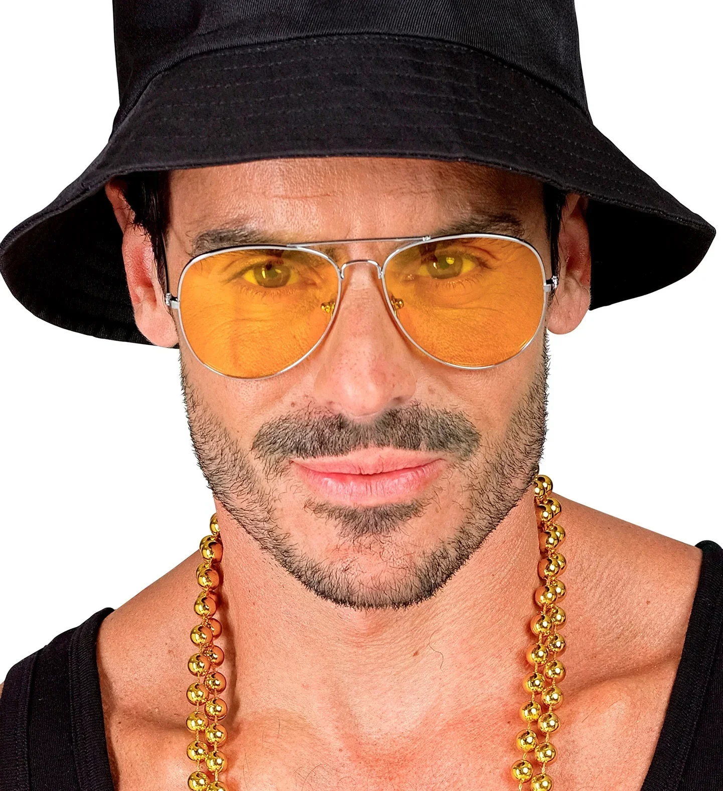 Gafas Aviador Metálicas con Lentes Amarillas - Image 3