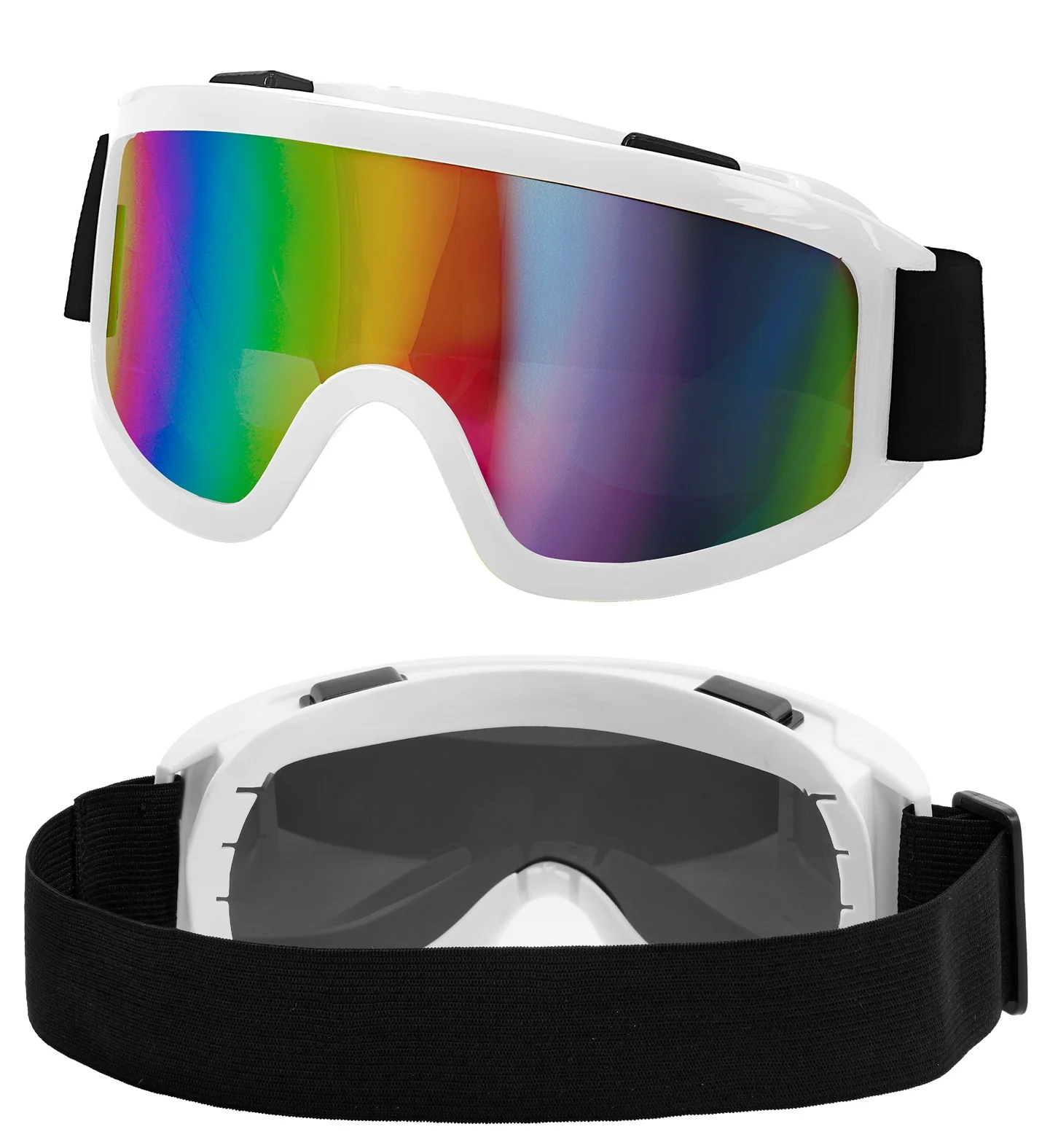 Gafas de Esquí o Snowboard Años 80 Blancas